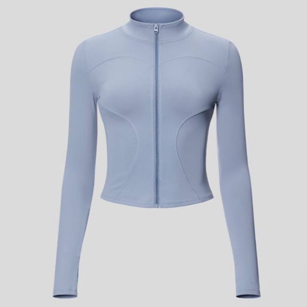 NWT HALARA Zipper Thumb Hole Yoga Jacket 
Color: Niagara Mist Size:Medium